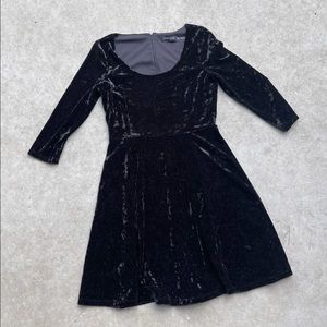 Black Velvet Ivanka Trump Dress